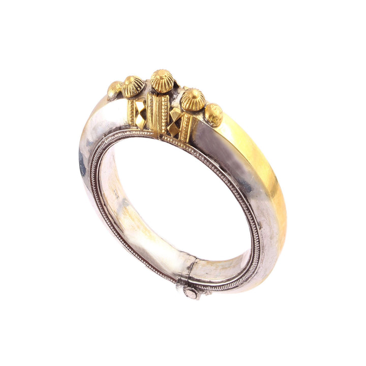 Gold Plated Silver, Statement Rawa Bangle