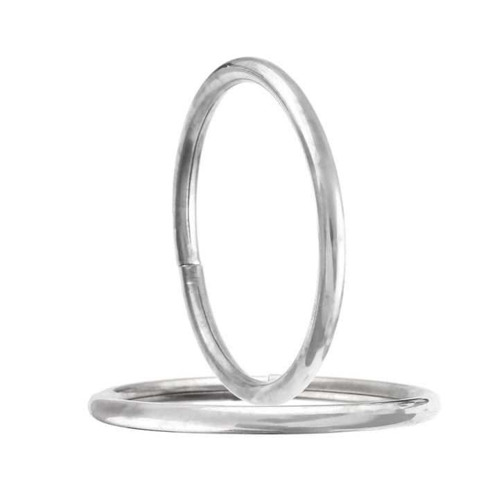 Silver Plane Classic Bangles