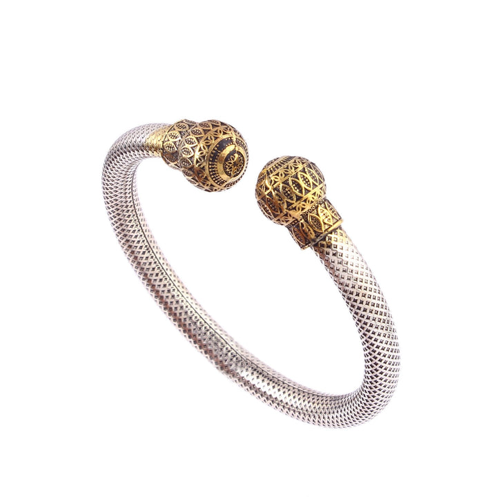 Gold Plated Silver, Adorable Twister Bangle