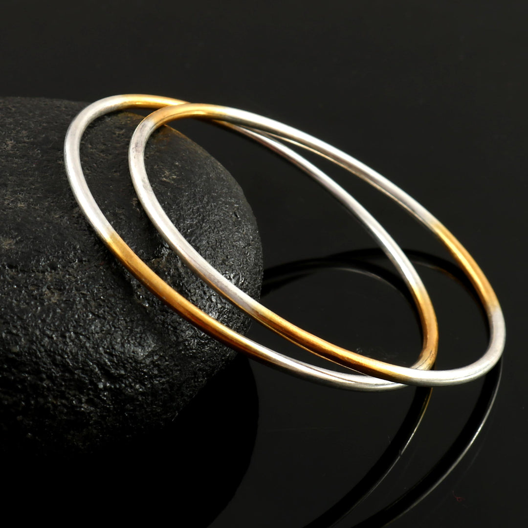 Gold Plated Silver, Classic Bangle